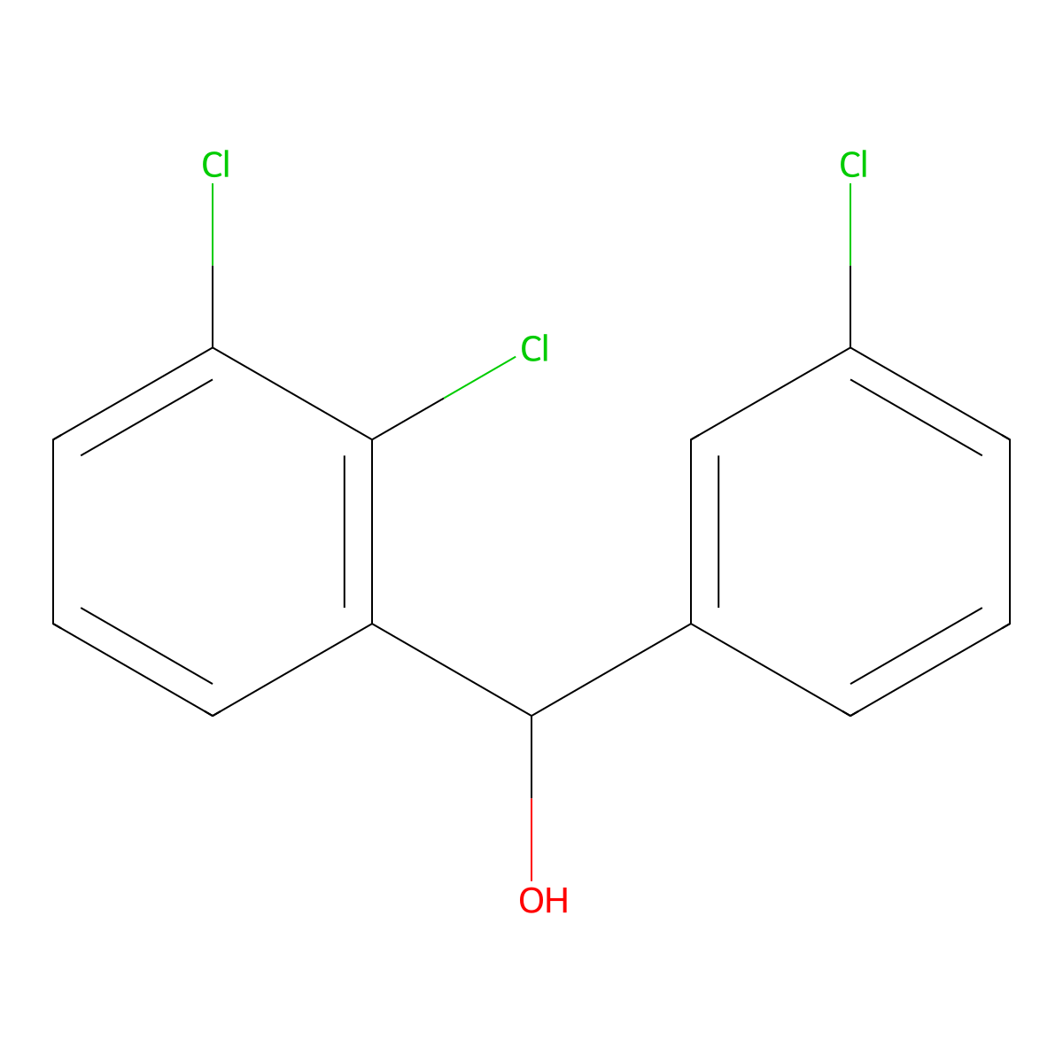 2,3-Dichloro-alpha-(3-chlorophenyl)benZenemethanol molecular structure, CAS 1464845-13-3