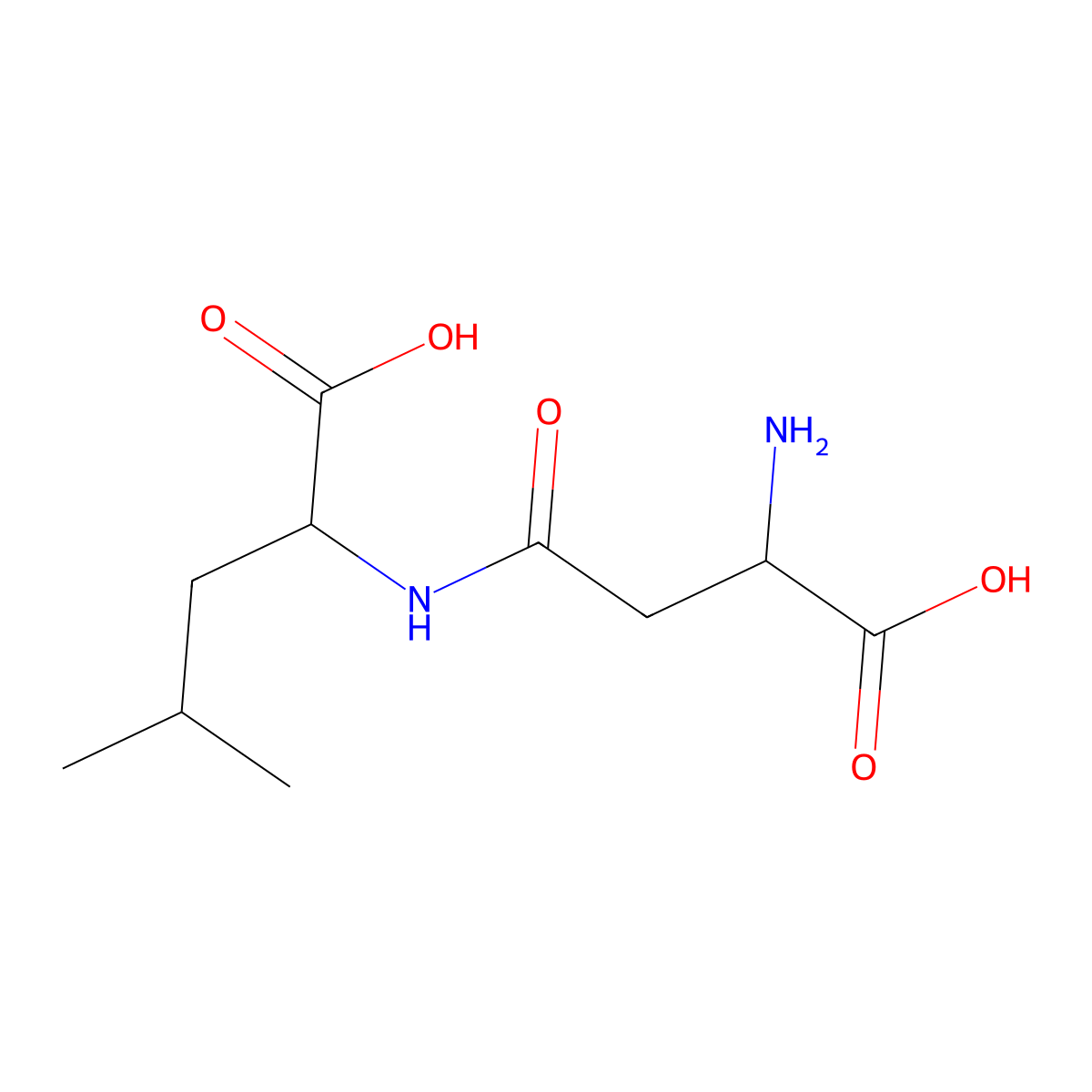 H-Asp(Leu-OH)-OH molecular structure, CAS 14650-26-1