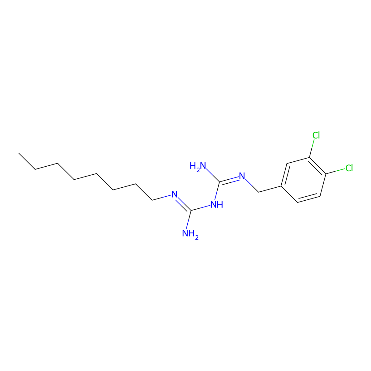 Olanexidine molecular structure, CAS 146510-36-3