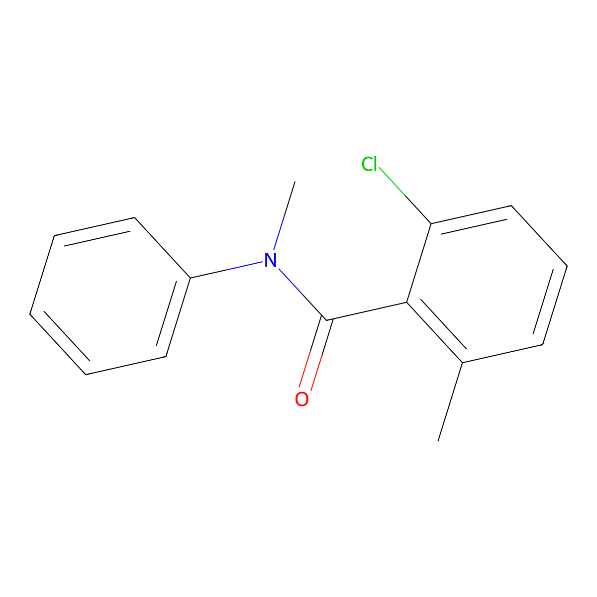 2,N-dimethyl-6-chloro-benzanilide molecular structure, CAS 146516-67-8