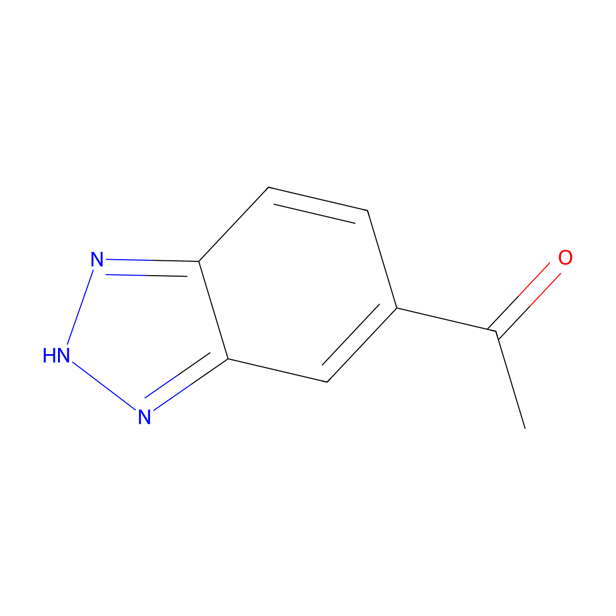 1-(1H-Benzo[d][1,2,3]triazol-6-yl)ethanone molecular structure, CAS 146519-40-6