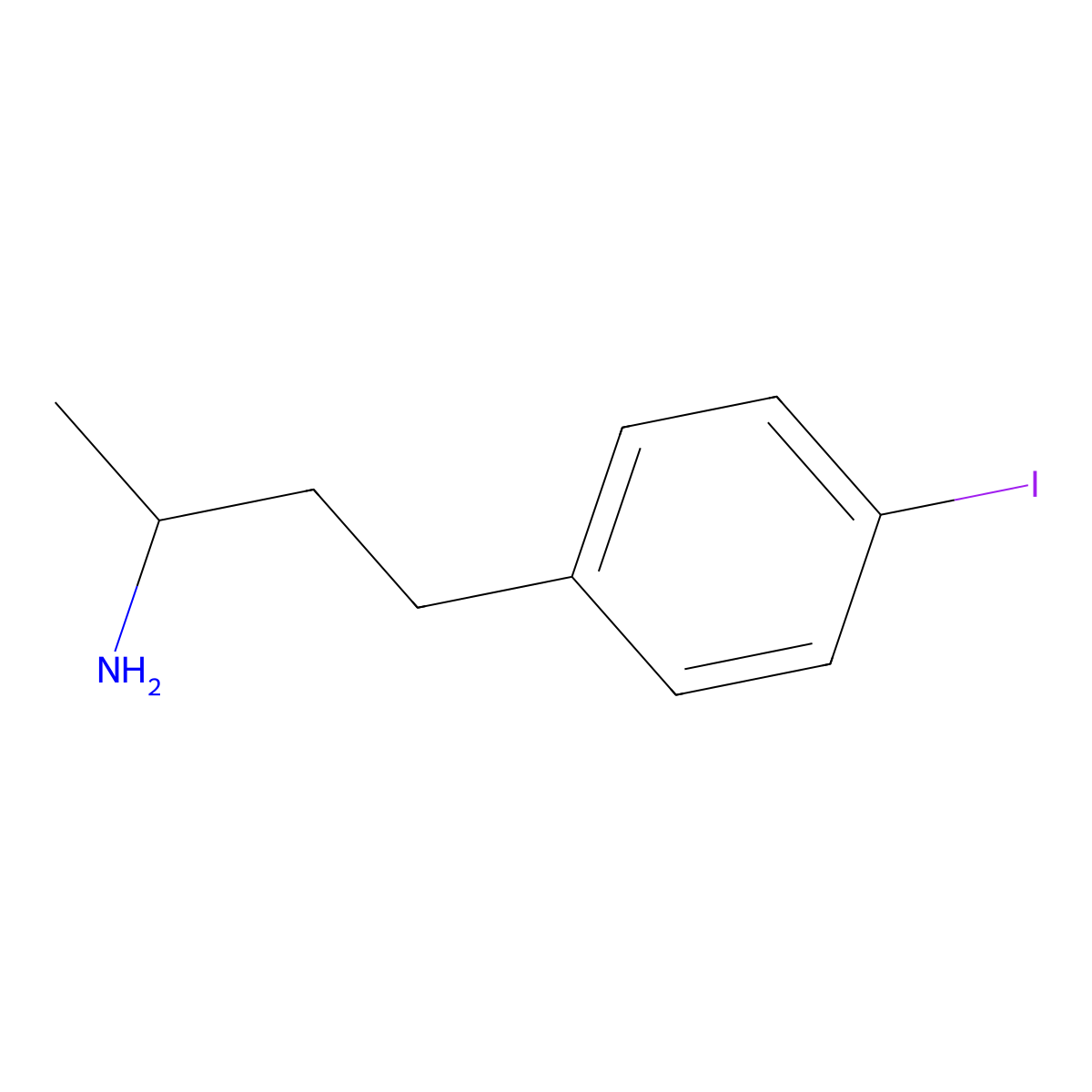 4-(4-Iodophenyl)butan-2-amine molecular structure, CAS 1465224-15-0