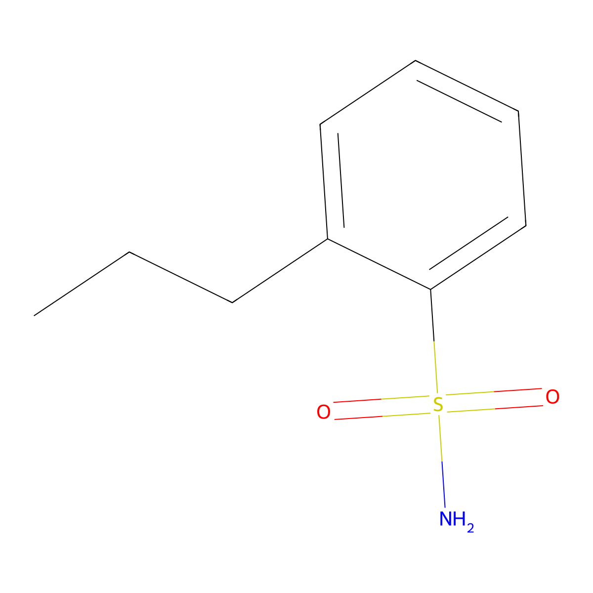 2-Propylbenzene-1-sulfonamide molecular structure, CAS 146533-54-2