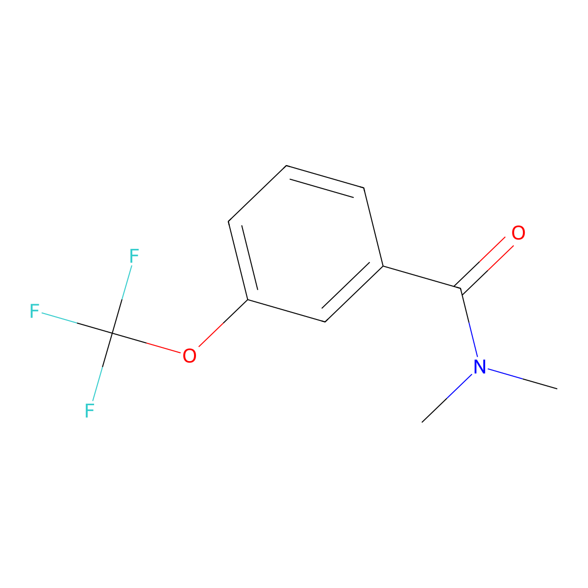 N,N-Dimethyl-3-(trifluoromethoxy)benzamide molecular structure, CAS 1465334-63-7