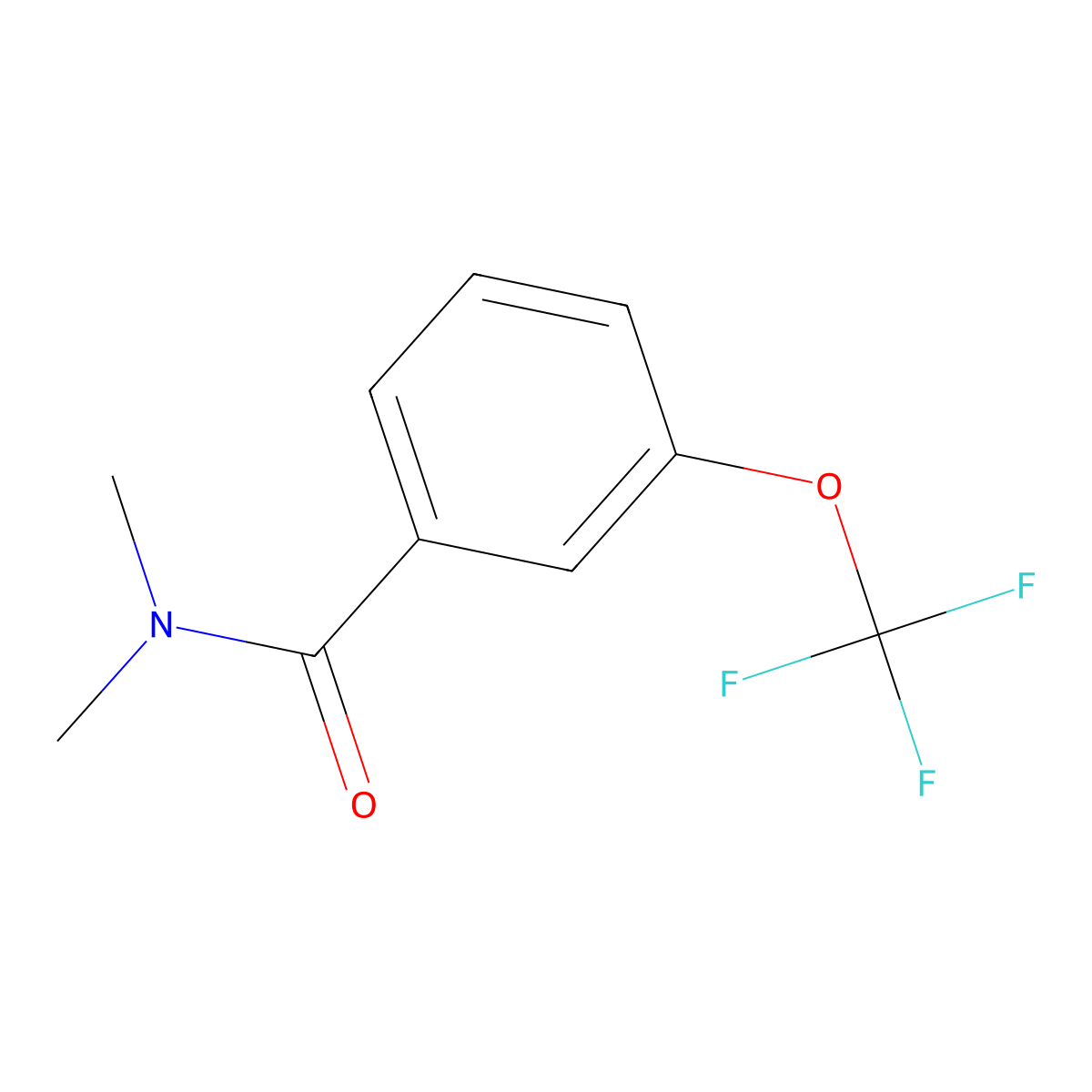 N,N-Dimethyl-3-(trifluoromethoxy)benzamide molecular structure, CAS 1465334-63-7