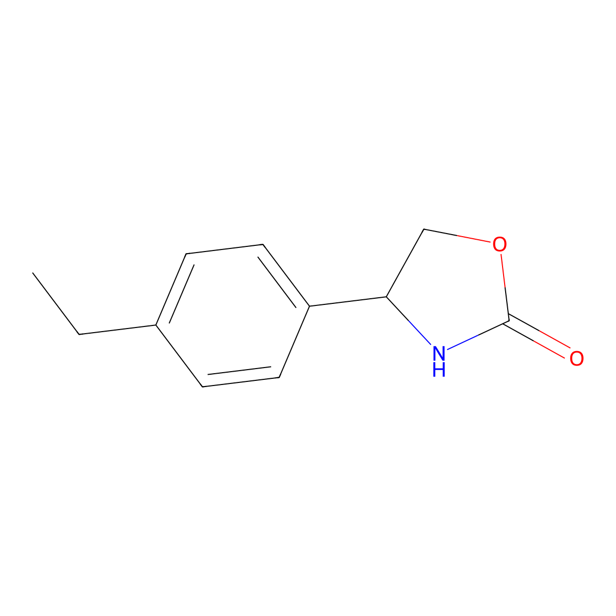 4-(4-Ethylphenyl)oxazolidin-2-one molecular structure, CAS 1465449-64-2