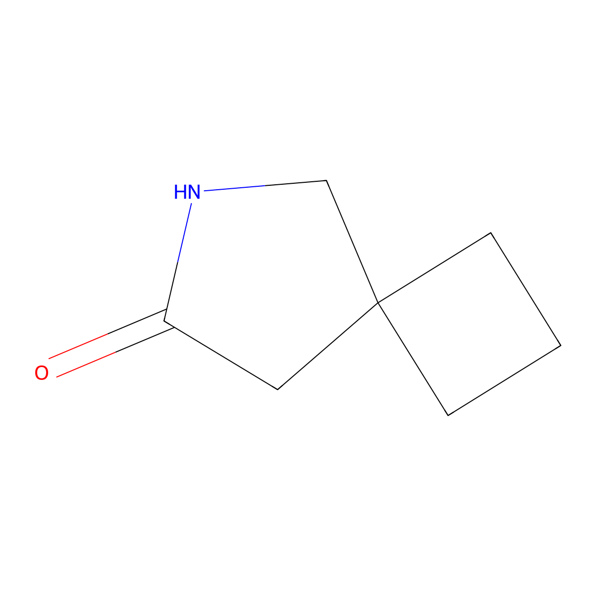 6-Azaspiro[3.4]octan-7-one molecular structure, CAS 1465480-75-4