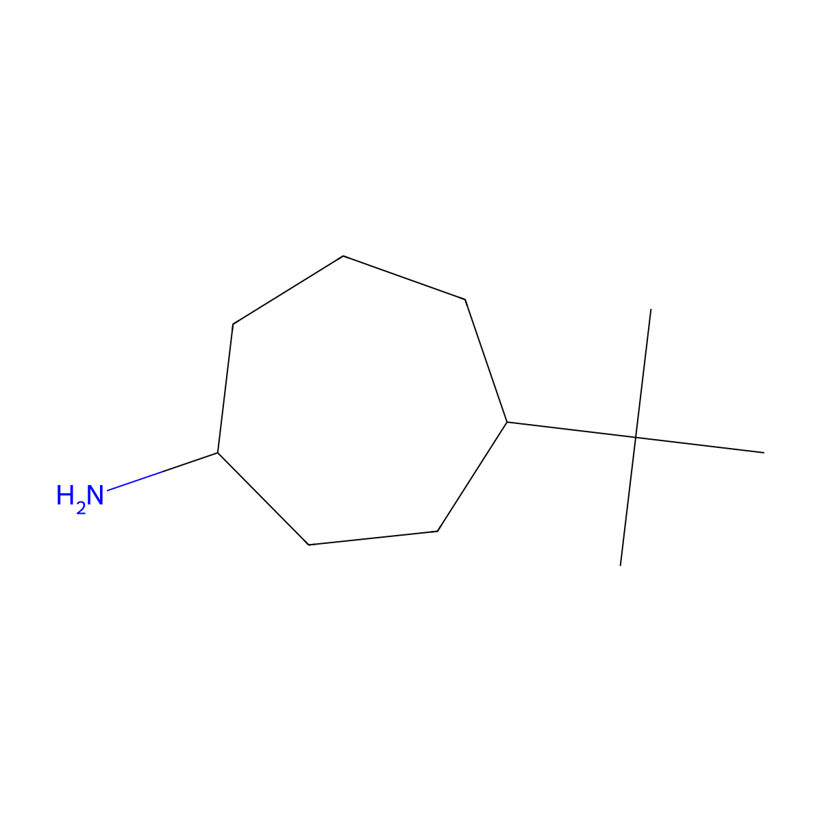 4-Tert-butylcycloheptan-1-amine molecular structure, CAS 1465599-56-7