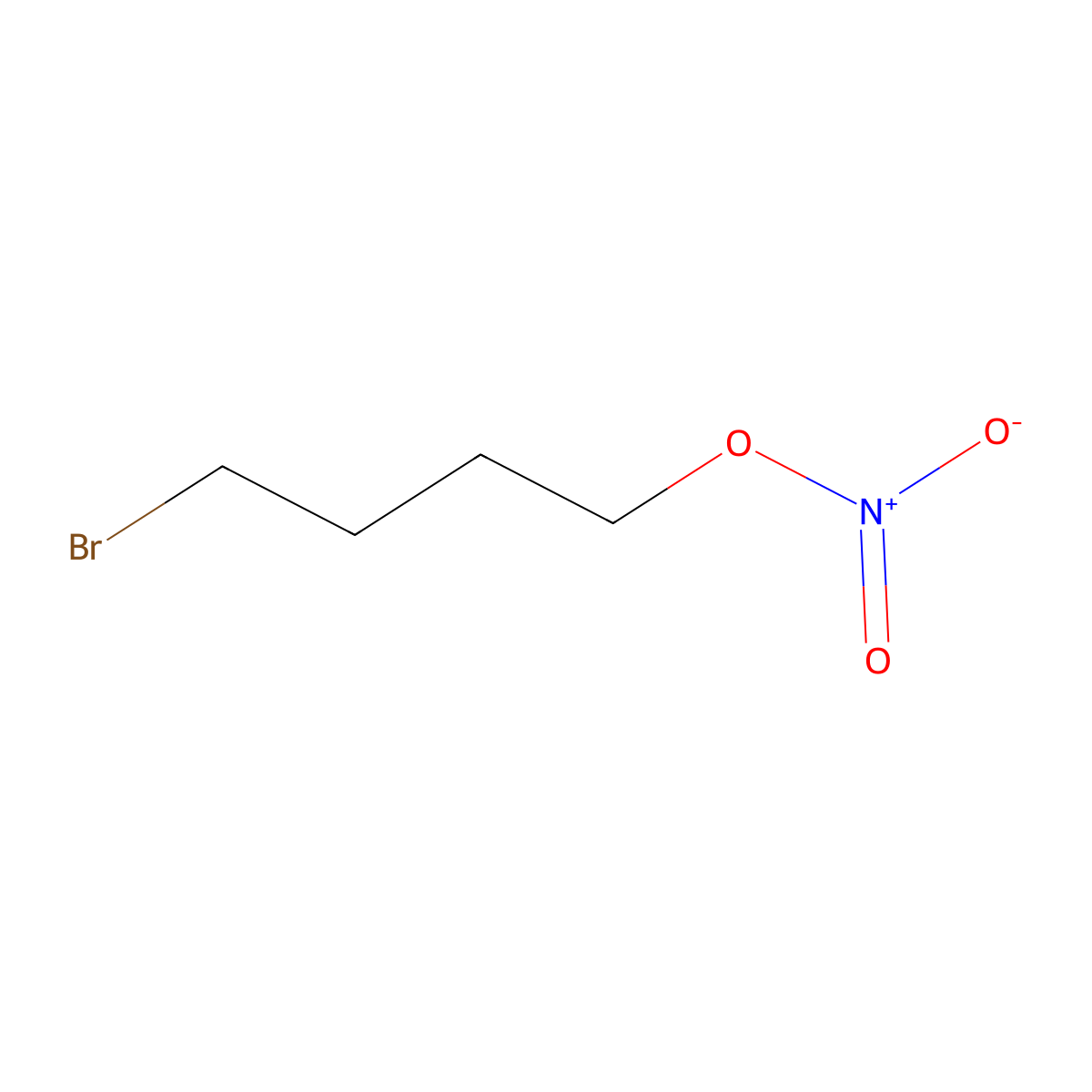 4-Bromobutyl nitrate molecular structure, CAS 146563-40-8