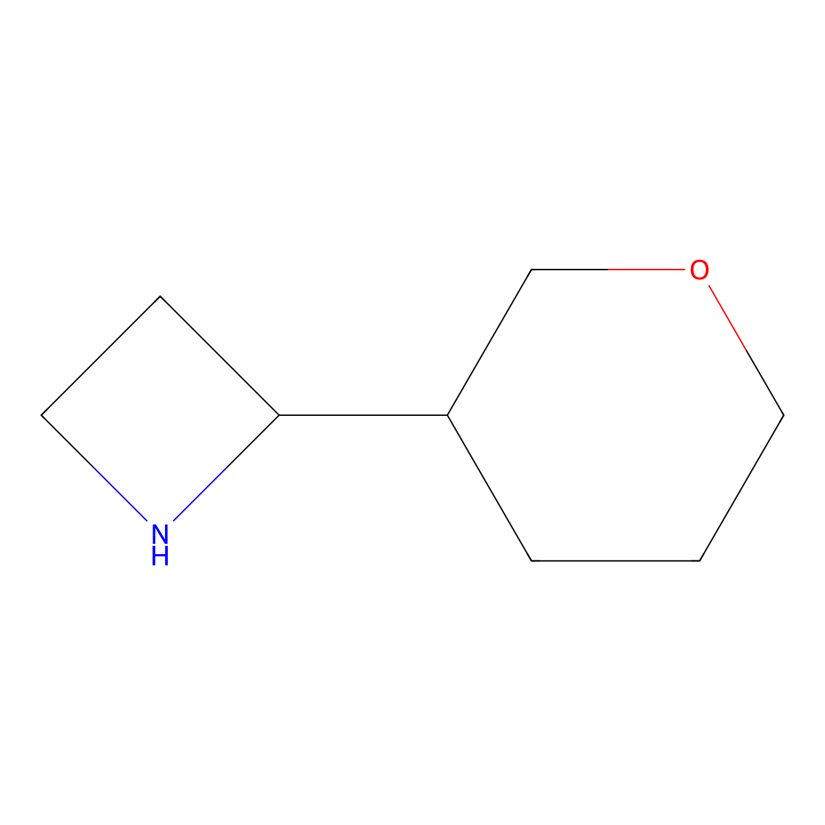 2-(Oxan-3-yl)azetidine molecular structure, CAS 1465712-97-3