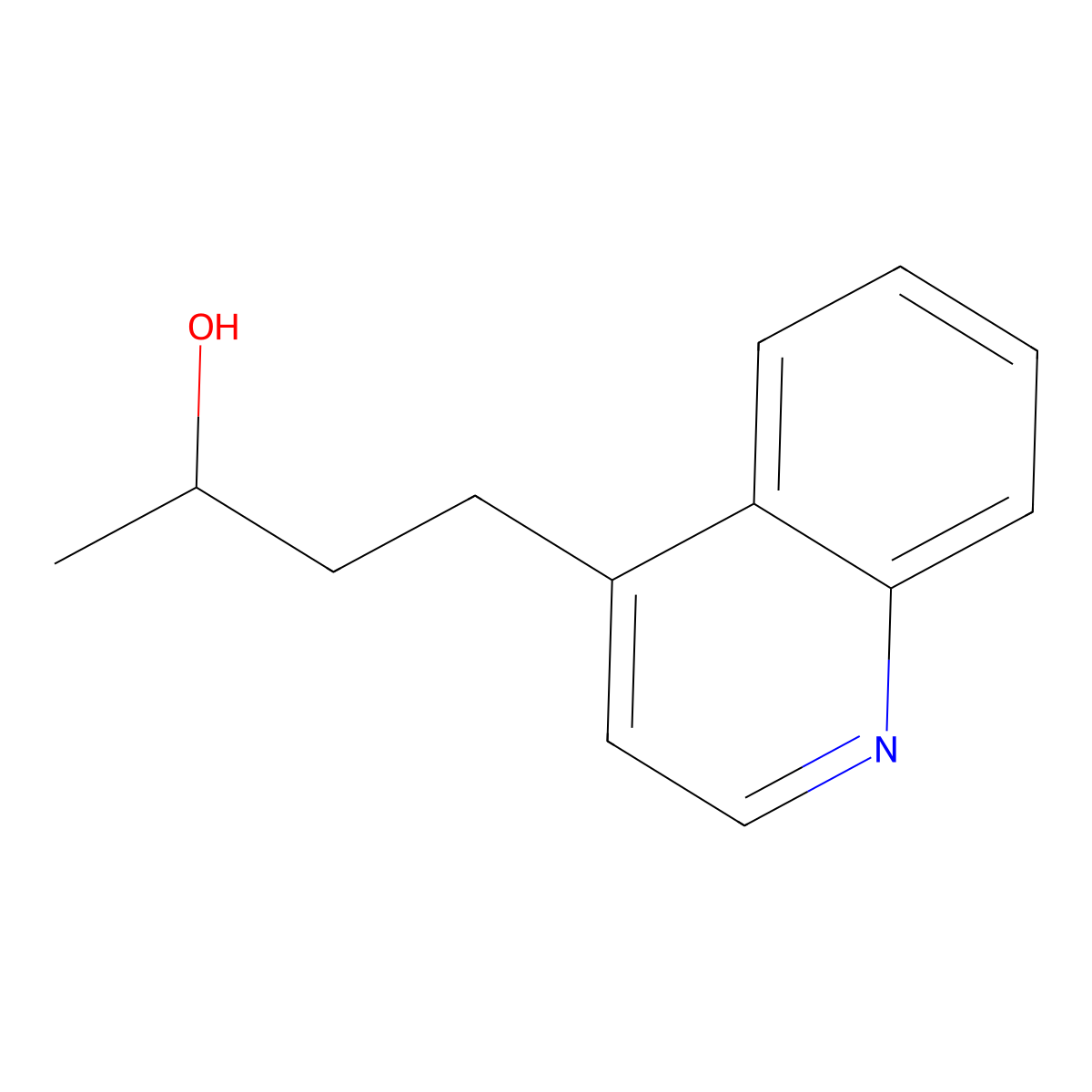 4-(Quinolin-4-yl)butan-2-ol molecular structure, CAS 1465755-18-3