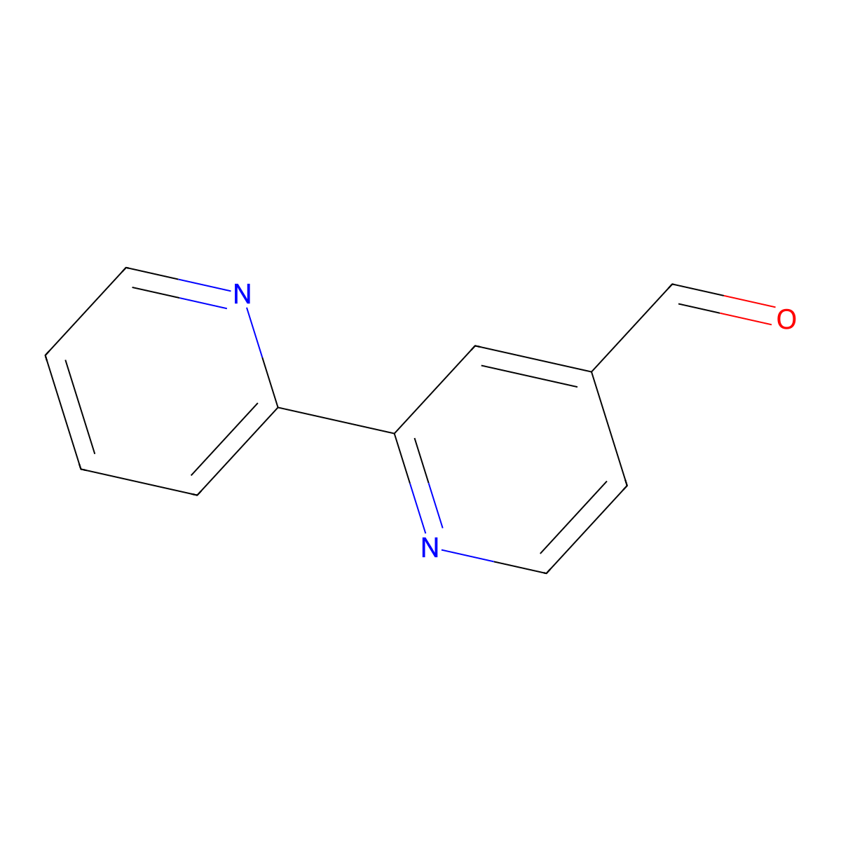 2,2'-Bipyridine-4-carboxaldehyde molecular structure, CAS 146581-82-0