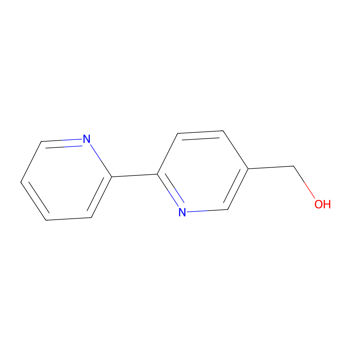 [6-(Pyridin-2-yl)pyridin-3-yl]methanol molecular structure, CAS 146581-87-5