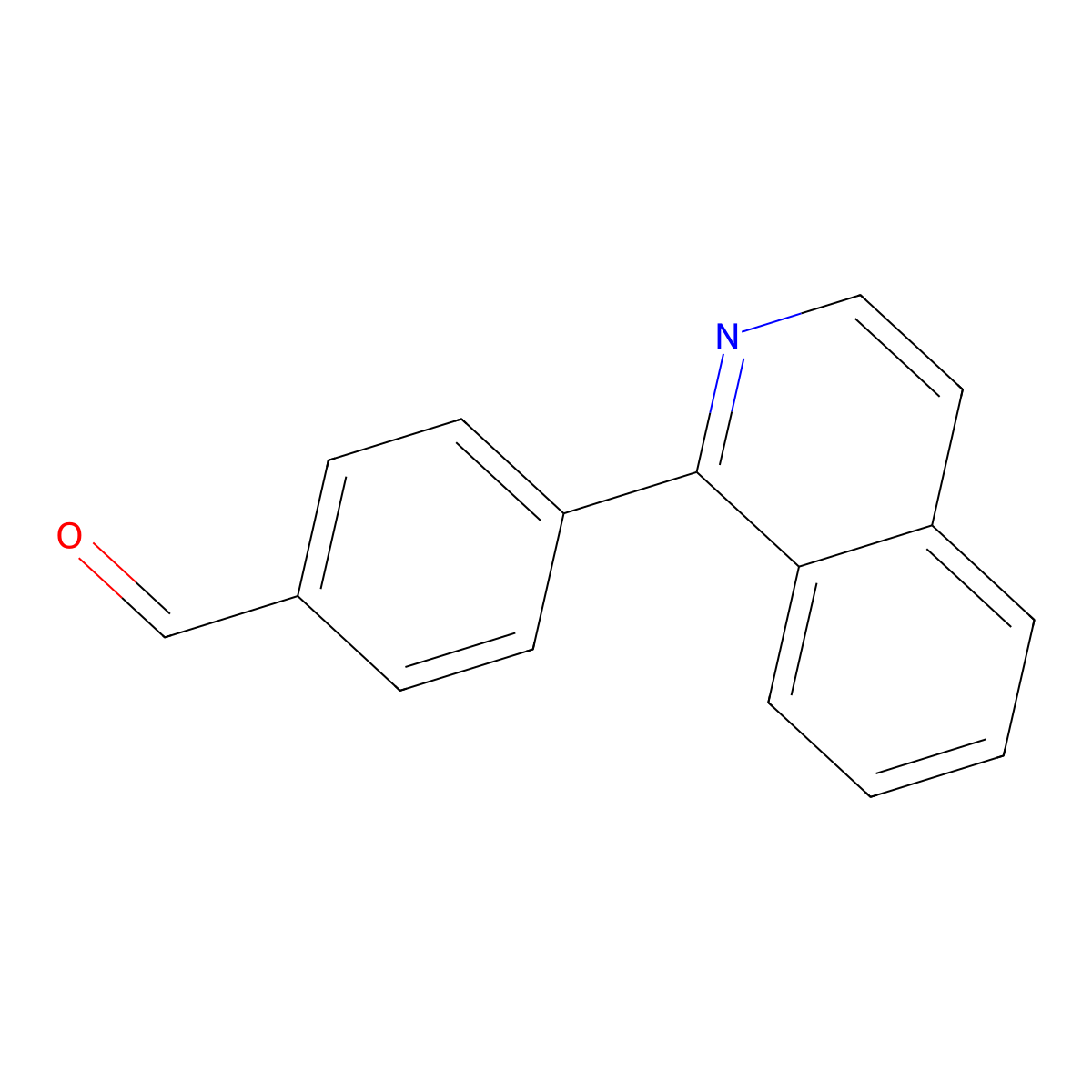 4-(Isoquinolin-1-yl)benzaldehyde molecular structure, CAS 1465864-95-2