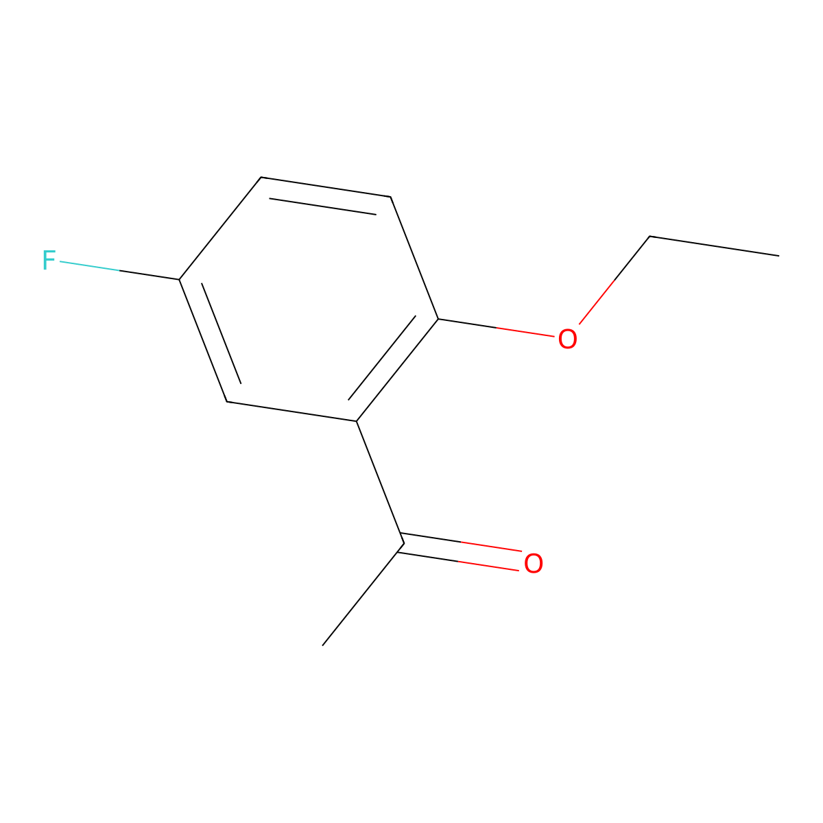 1-(2-Ethoxy-5-fluorophenyl)ethanone molecular structure, CAS 1466-79-1