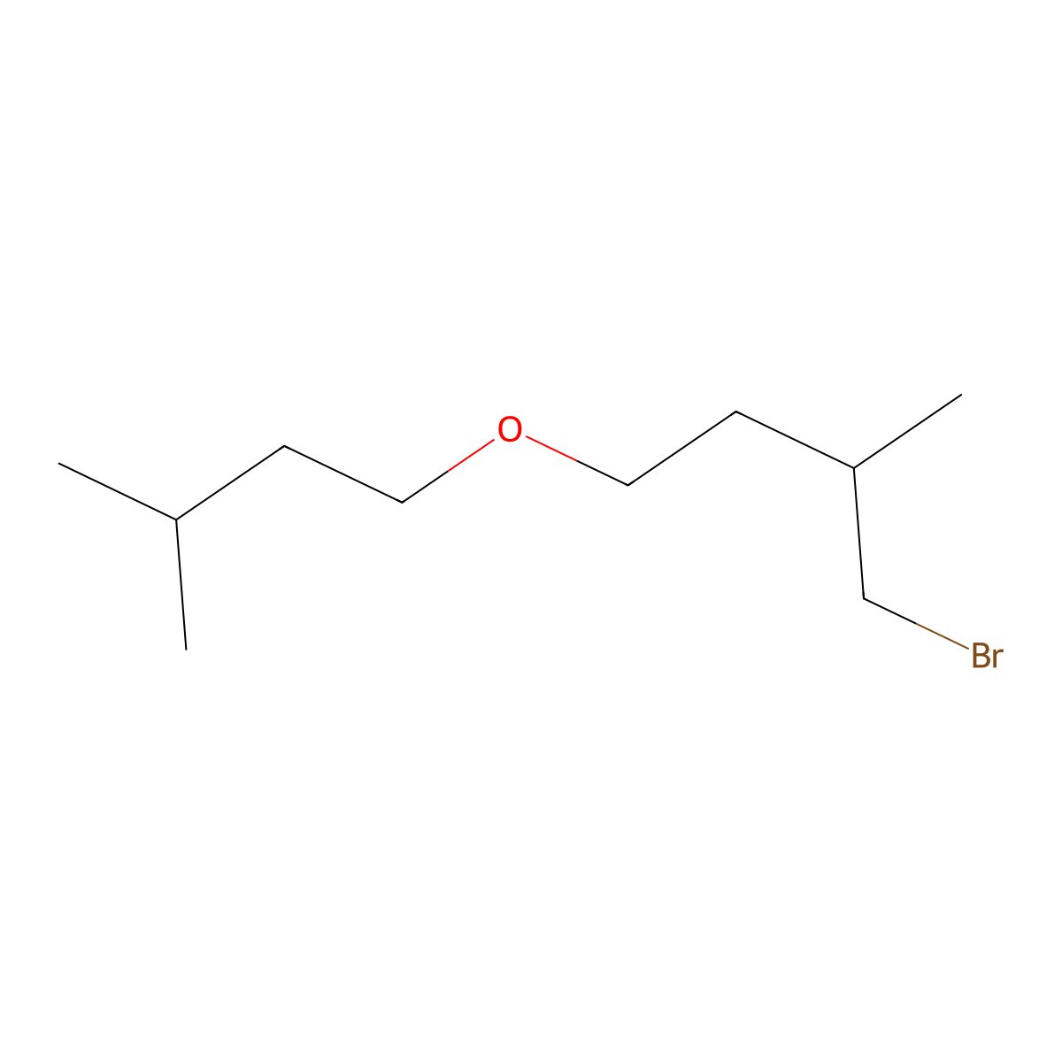 1-Bromo-4-(isopentyloxy)-2-methylbutane molecular structure, CAS 1466006-05-2