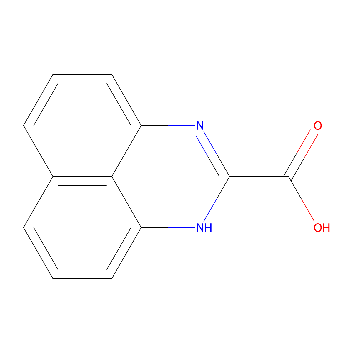 1H-perimidine-2-carboxylic acid molecular structure, CAS 146603-28-3