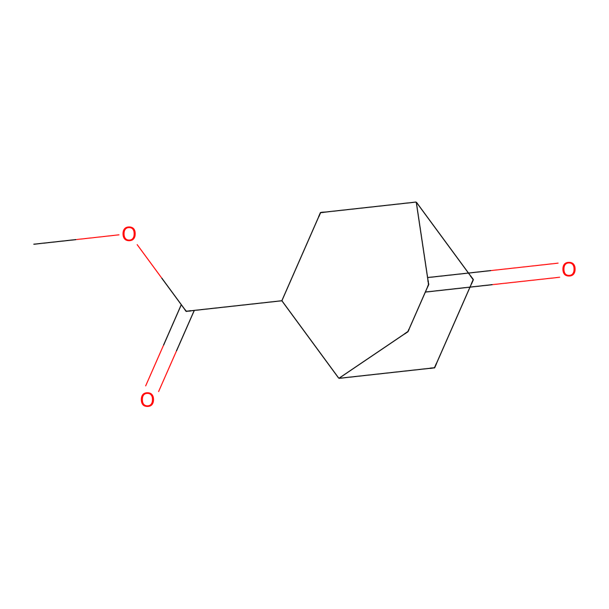 Methyl (1R,2S,4R)-rel-5-oxobicyclo[2.2.2]octane-2-carboxylate molecular structure, CAS 146611-35-0