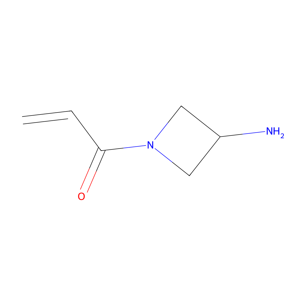 1-(3-Aminoazetidin-1-yl)prop-2-en-1-one molecular structure, CAS 1466131-12-3