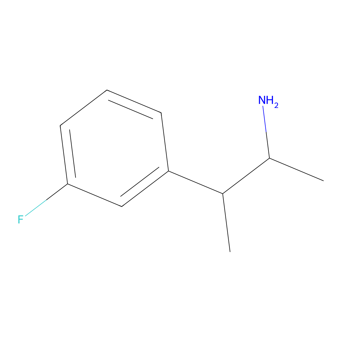 3-(3-Fluorophenyl)butan-2-amine molecular structure, CAS 1466134-84-8