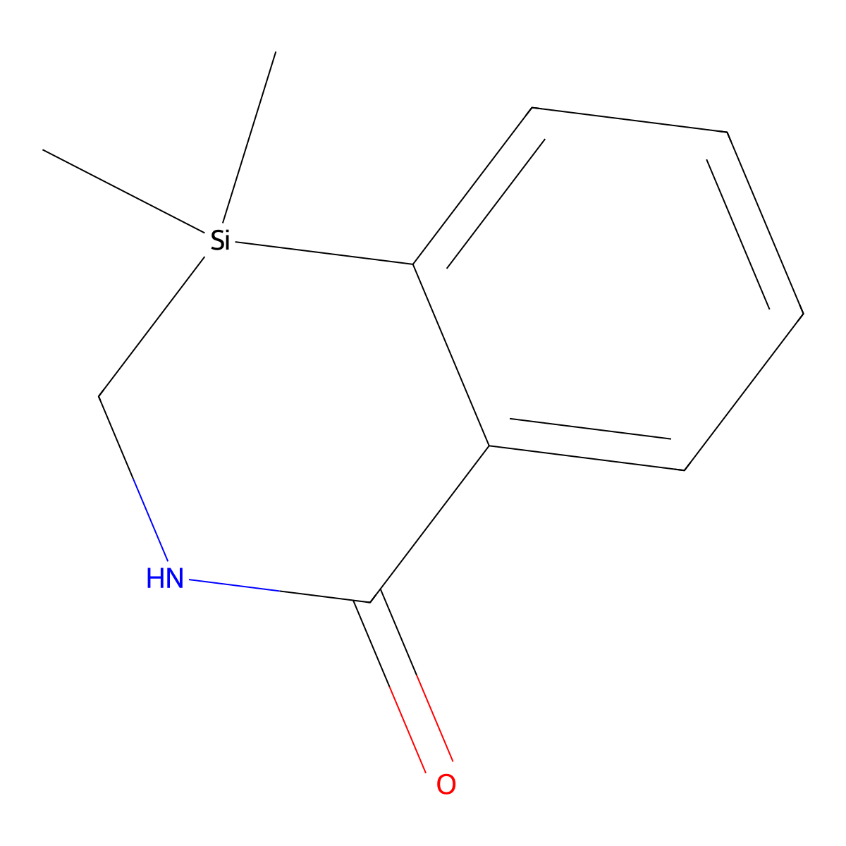 1,1-Dimethyl-2,3-dihydrobenzo[d][1,3]azasilin-4(1H)-one molecular structure, CAS 146617-38-1