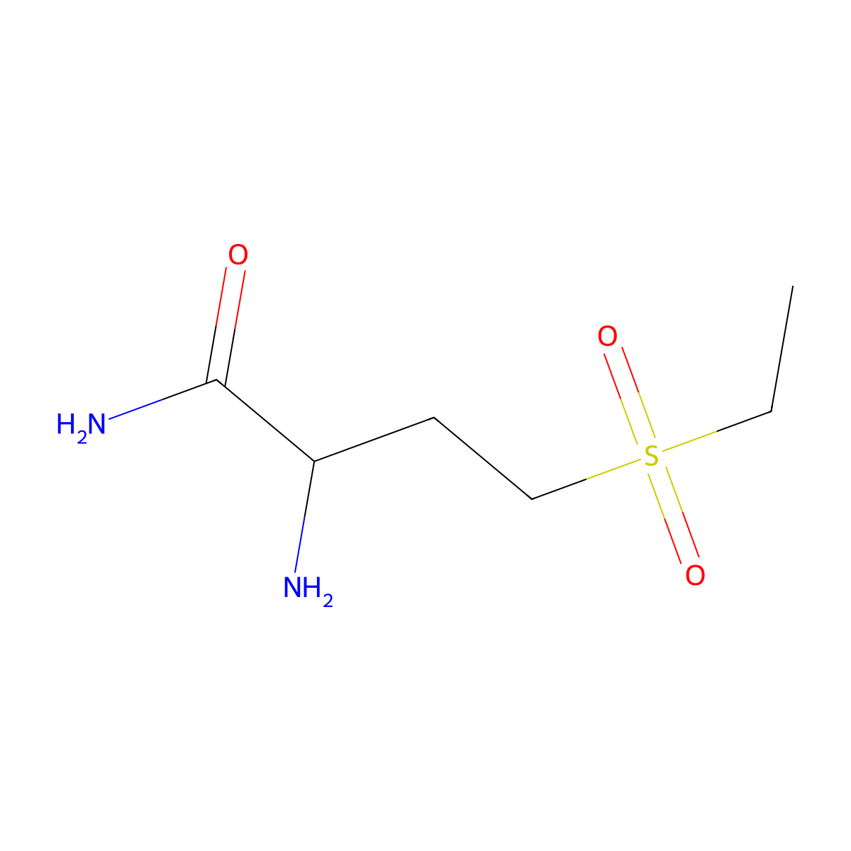 2-Amino-4-(ethanesulfonyl)butanamide molecular structure, CAS 1466171-13-0