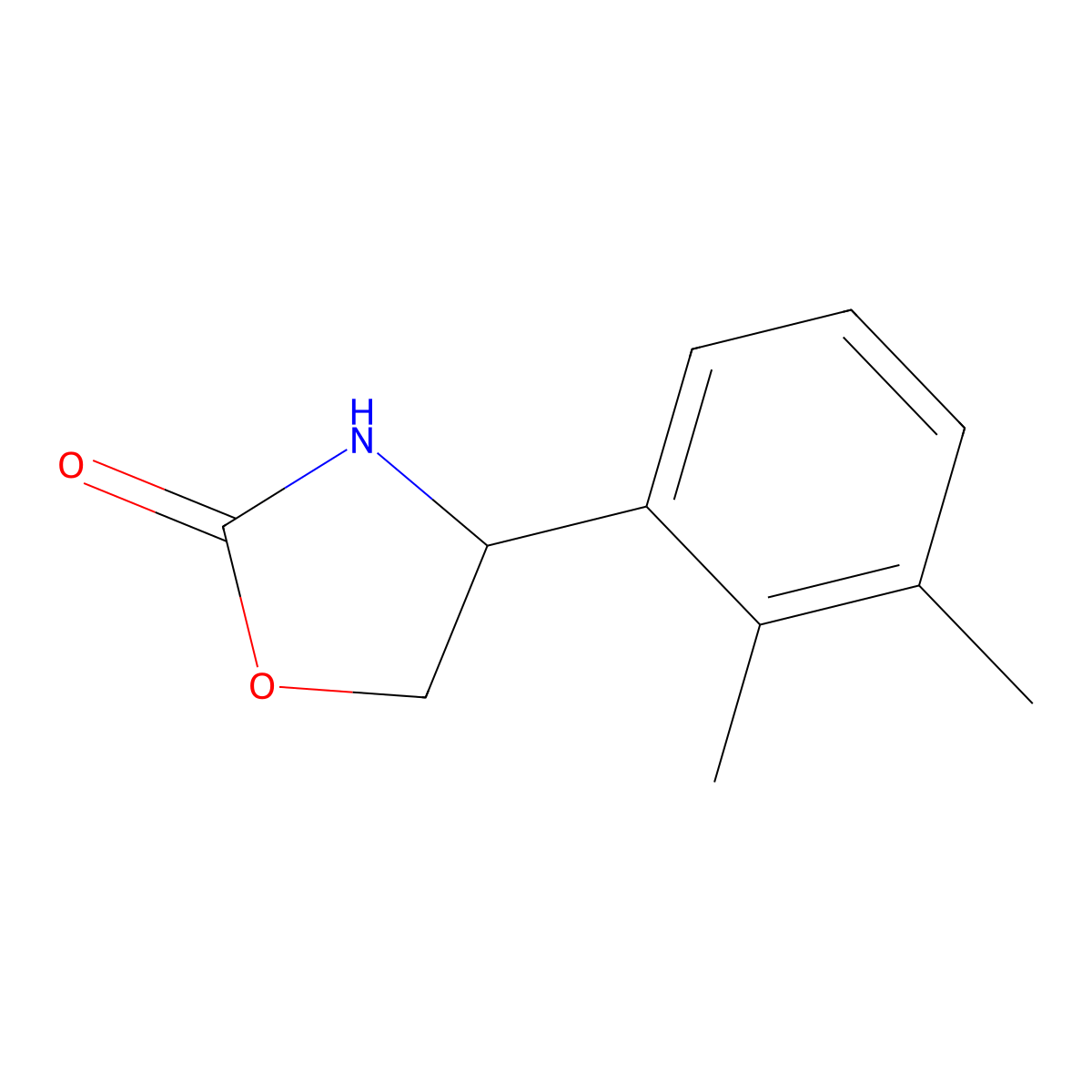 4-(2,3-Dimethylphenyl)-1,3-oxazolidin-2-one molecular structure, CAS 1466198-71-9
