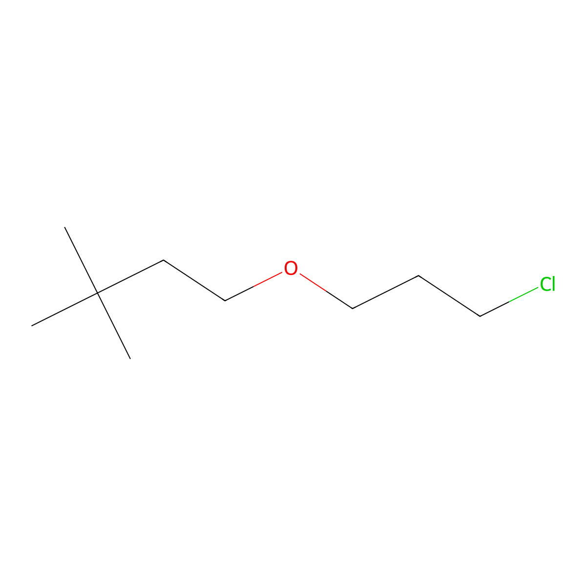 1-(3-Chloropropoxy)-3,3-dimethylbutane molecular structure, CAS 1466253-24-6