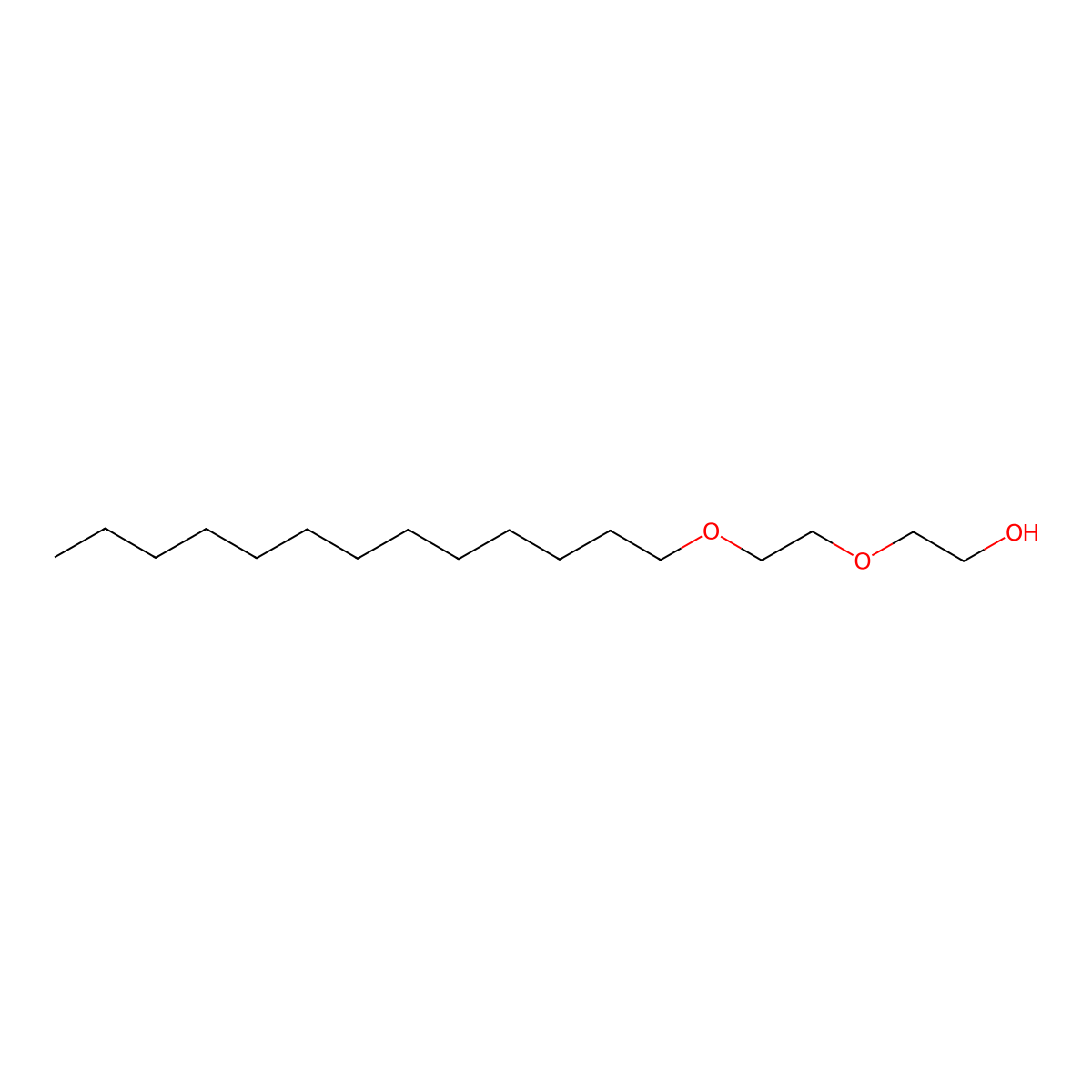 Trideceth-2 molecular structure, CAS 14663-73-1