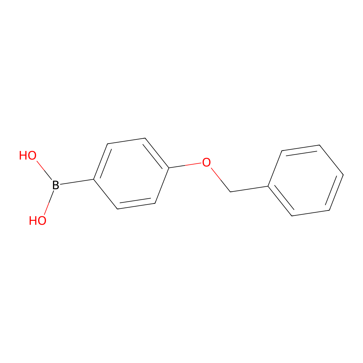 4-Benzyloxy-phenylboronic acid molecular structure, CAS 146631-00-7