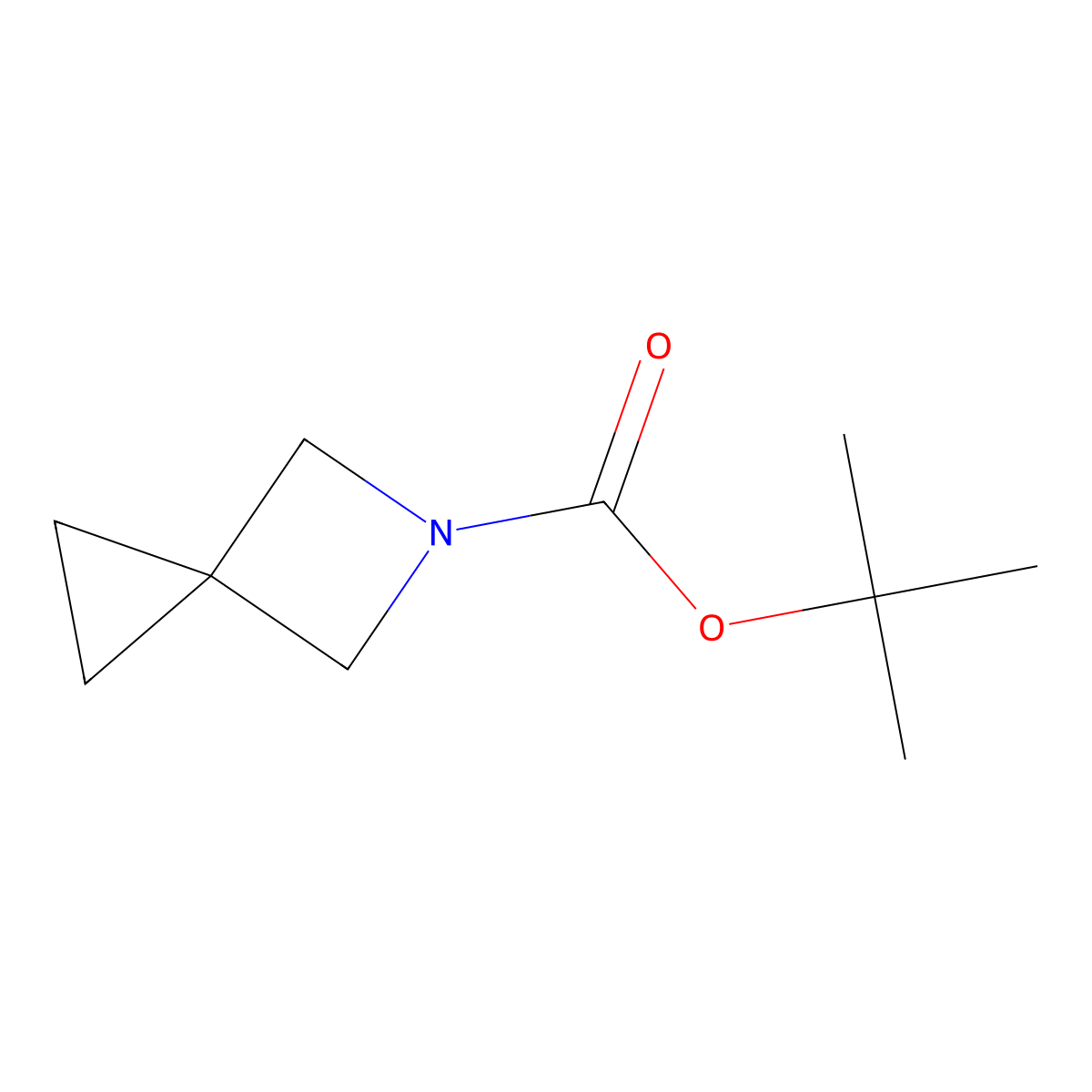 tert-Butyl 5-azaspiro[2.3]hexane-5-carboxylate molecular structure, CAS 1466514-79-3