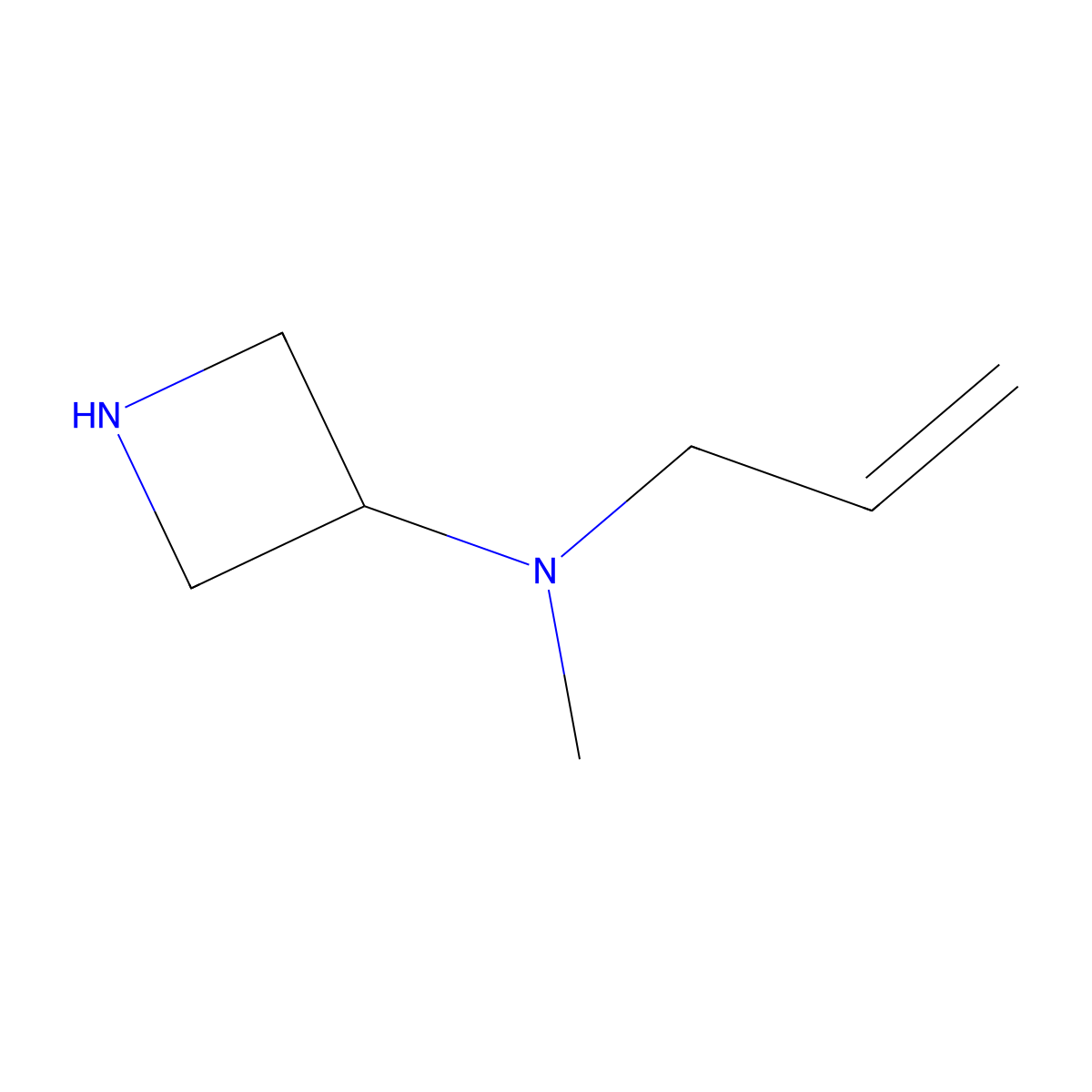 n-Allyl-N-methylazetidin-3-amine molecular structure, CAS 1466637-09-1