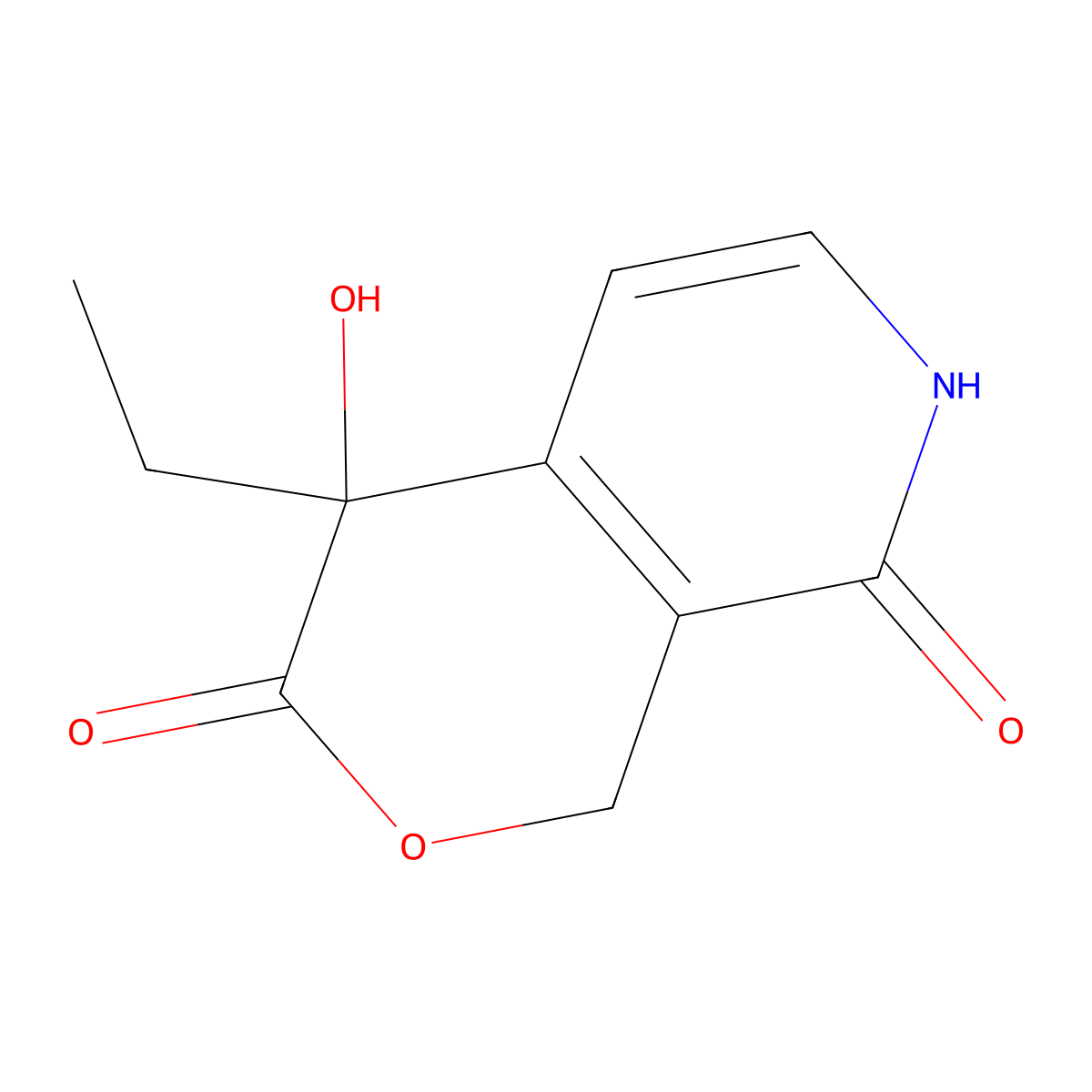 (S)-4-Ethyl-4-hydroxy-1H-pyrano[3,4-c]pyridine-3,8(4H,7H)-dione molecular structure, CAS 146683-25-2