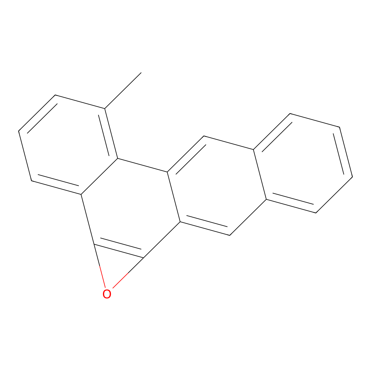 1-Methylbenz(a)anthracene 5,6-oxide molecular structure, CAS 146683-80-9
