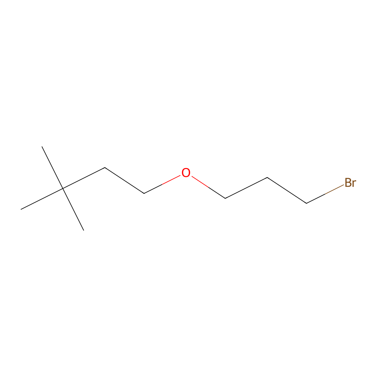 1-(3-Bromopropoxy)-3,3-dimethylbutane molecular structure, CAS 1466858-59-2