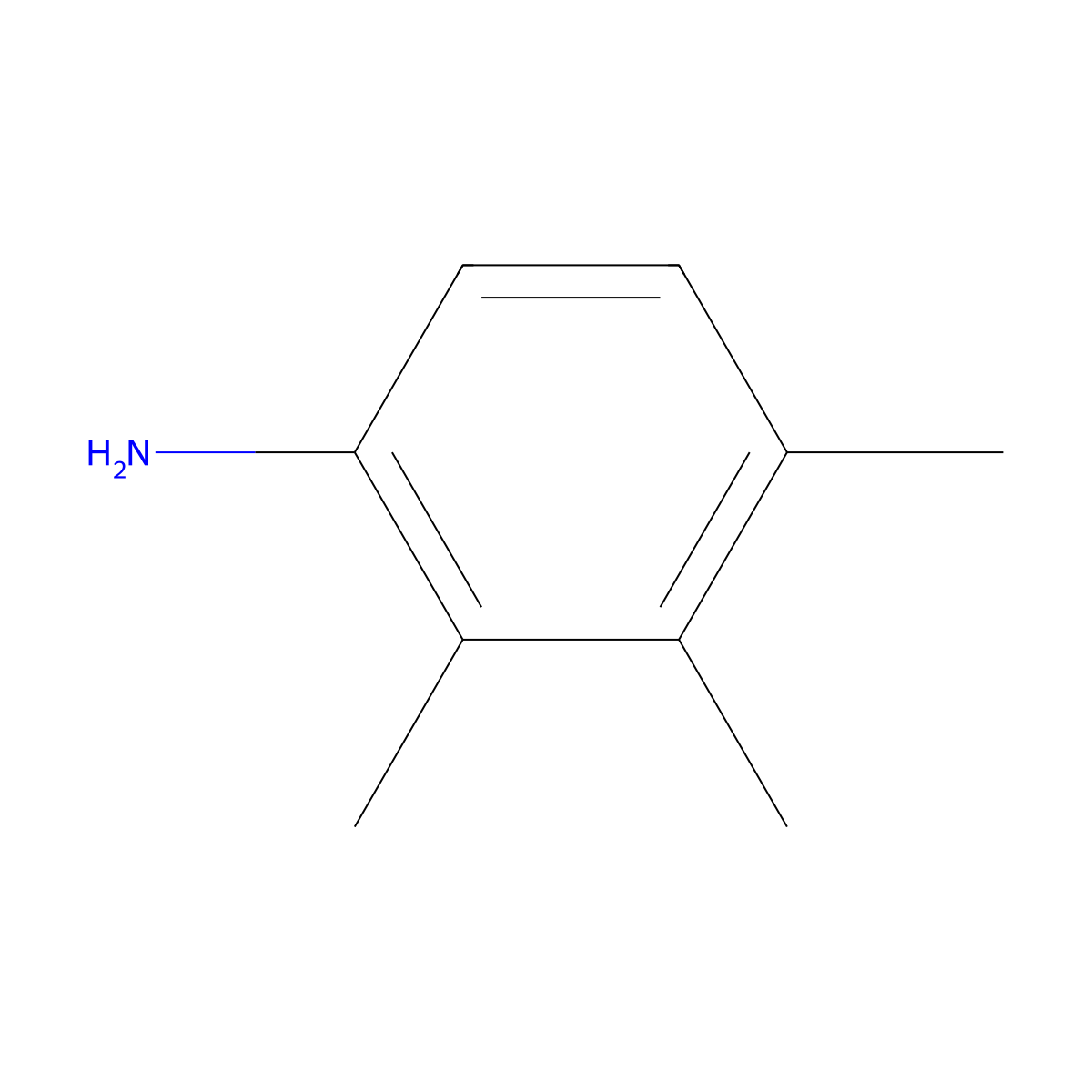 2,3,4-Trimethylaniline molecular structure, CAS 1467-35-2