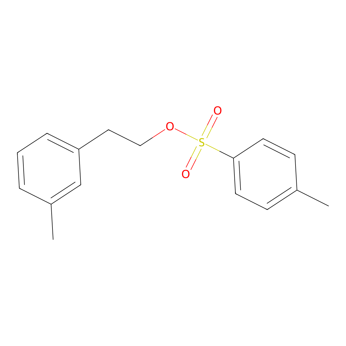 2-(3-Methylphenyl)ethyl 4-methylbenzene-1-sulfonate molecular structure, CAS 14670-02-1