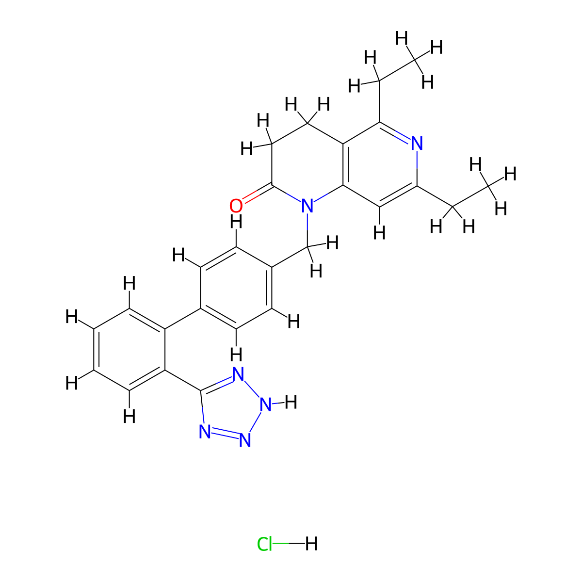 ZD 7155 hydrochloride molecular structure, CAS 146709-78-6