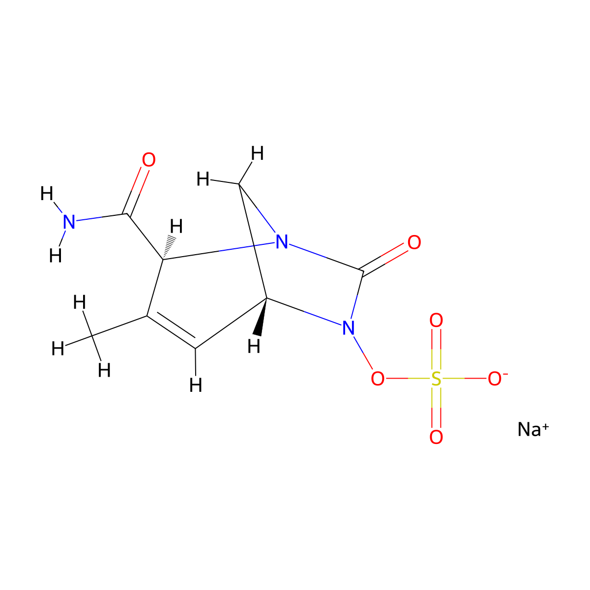 Durlobactam Sodium molecular structure, CAS 1467157-21-6
