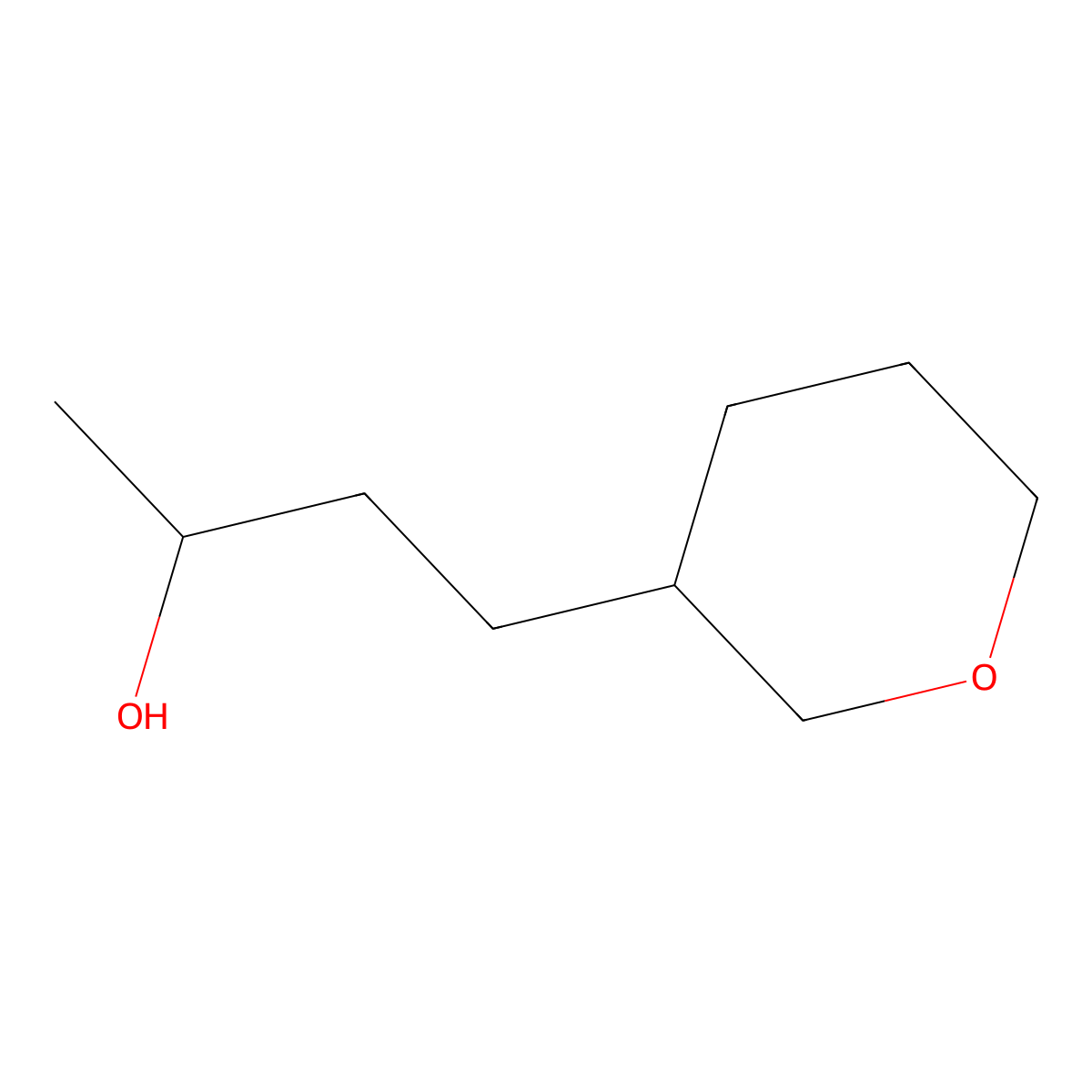 4-(Oxan-3-yl)butan-2-ol molecular structure, CAS 1467171-82-9