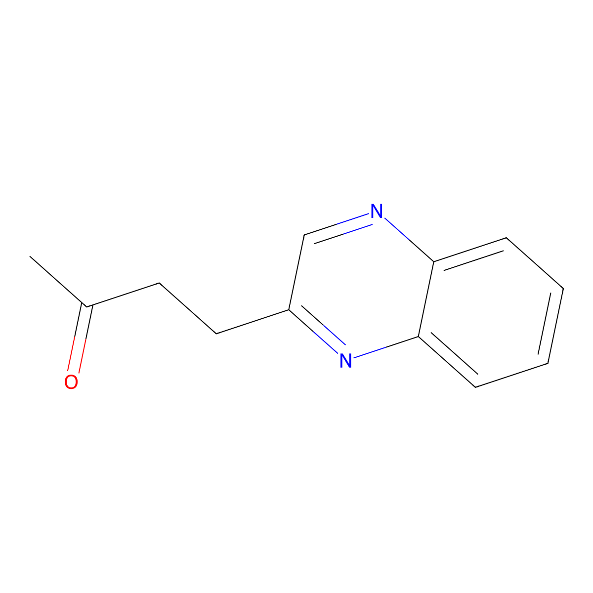4-(Quinoxalin-2-yl)butan-2-one molecular structure, CAS 1467209-12-6