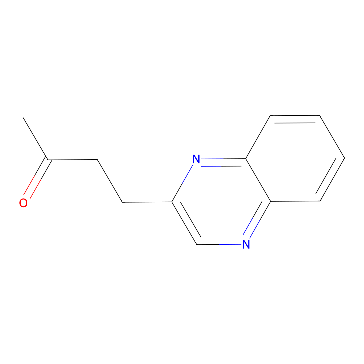 4-(Quinoxalin-2-yl)butan-2-one molecular structure, CAS 1467209-12-6