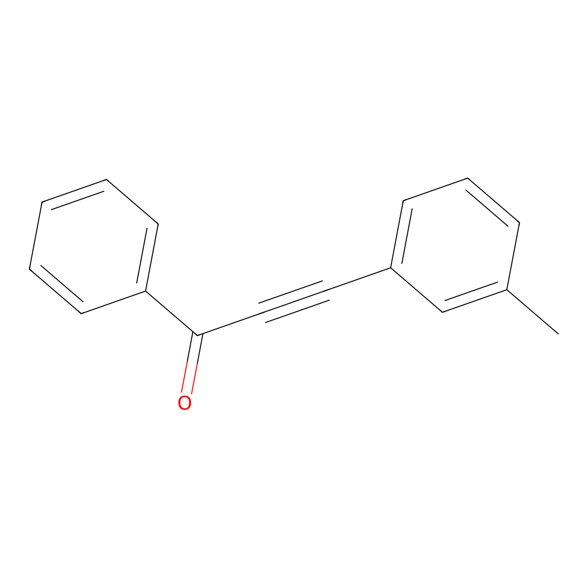 3-(3-Methylphenyl)-1-phenylprop-2-yn-1-one molecular structure, CAS 14674-99-8