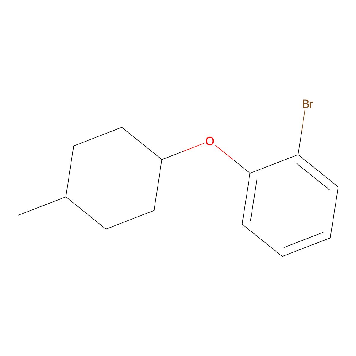 1-Bromo-2-[(4-methylcyclohexyl)oxy]benzene molecular structure, CAS 1467404-38-1