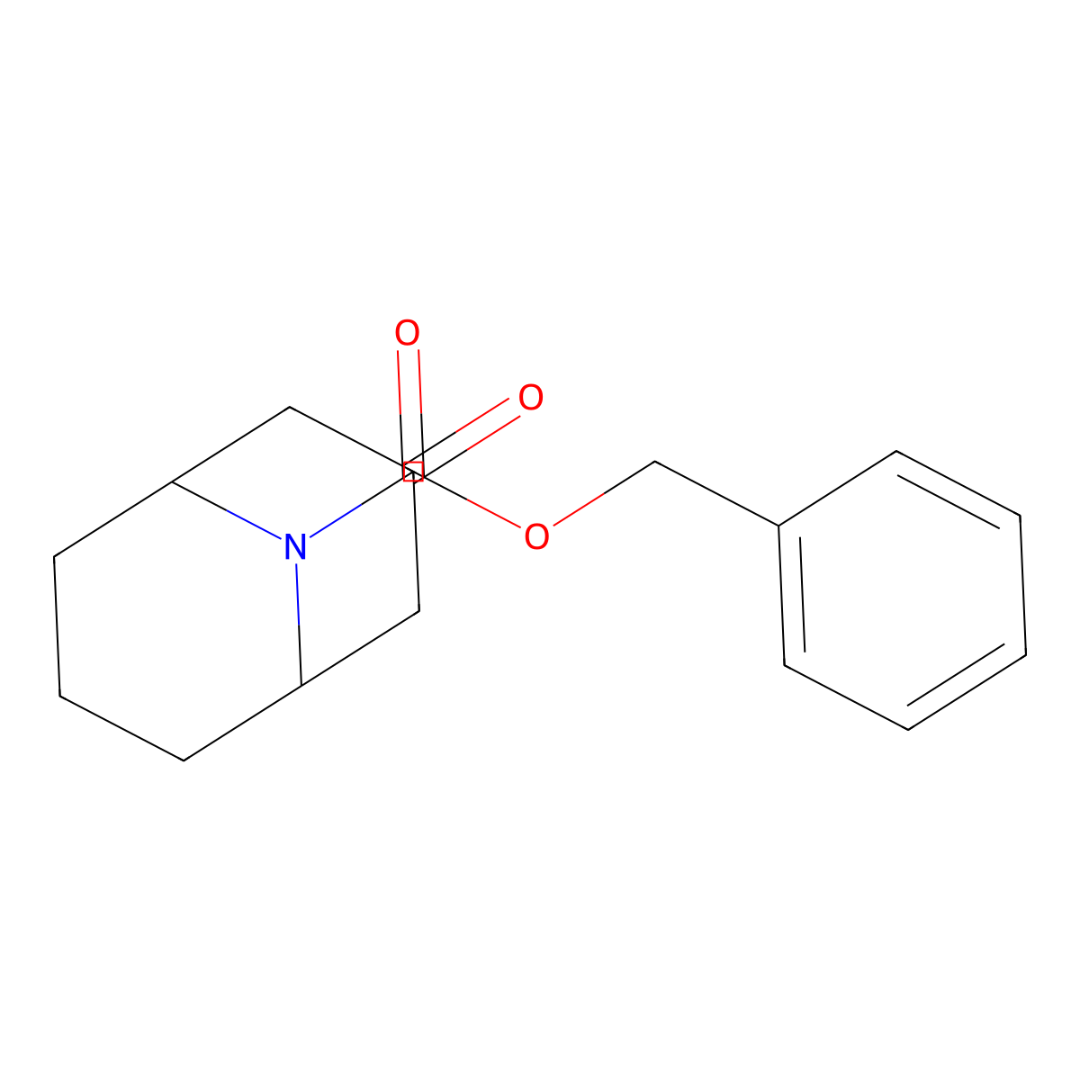 Benzyl 3-oxo-9-azabicyclo[3.3.1]nonane-9-carboxylate molecular structure, CAS 146747-65-1