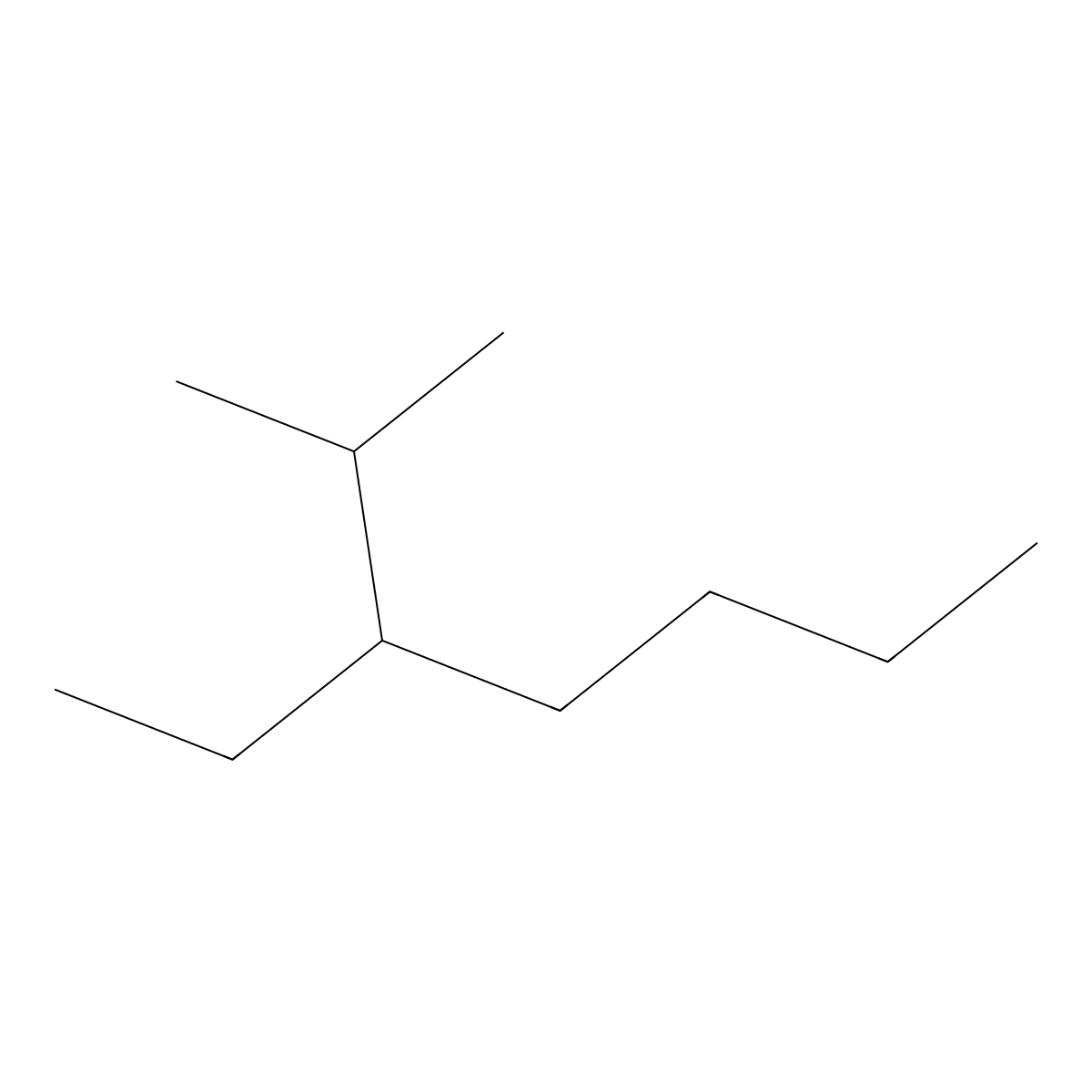 3-Ethyl-2-methylheptane molecular structure, CAS 14676-29-0
