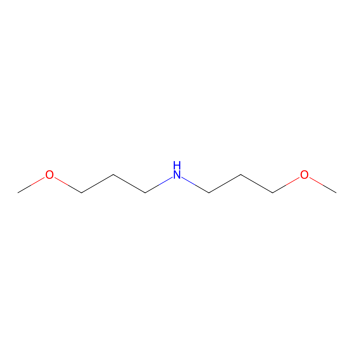 3-Methoxy-N-(3-methoxypropyl)-1-propanamine molecular structure, CAS 14676-58-5
