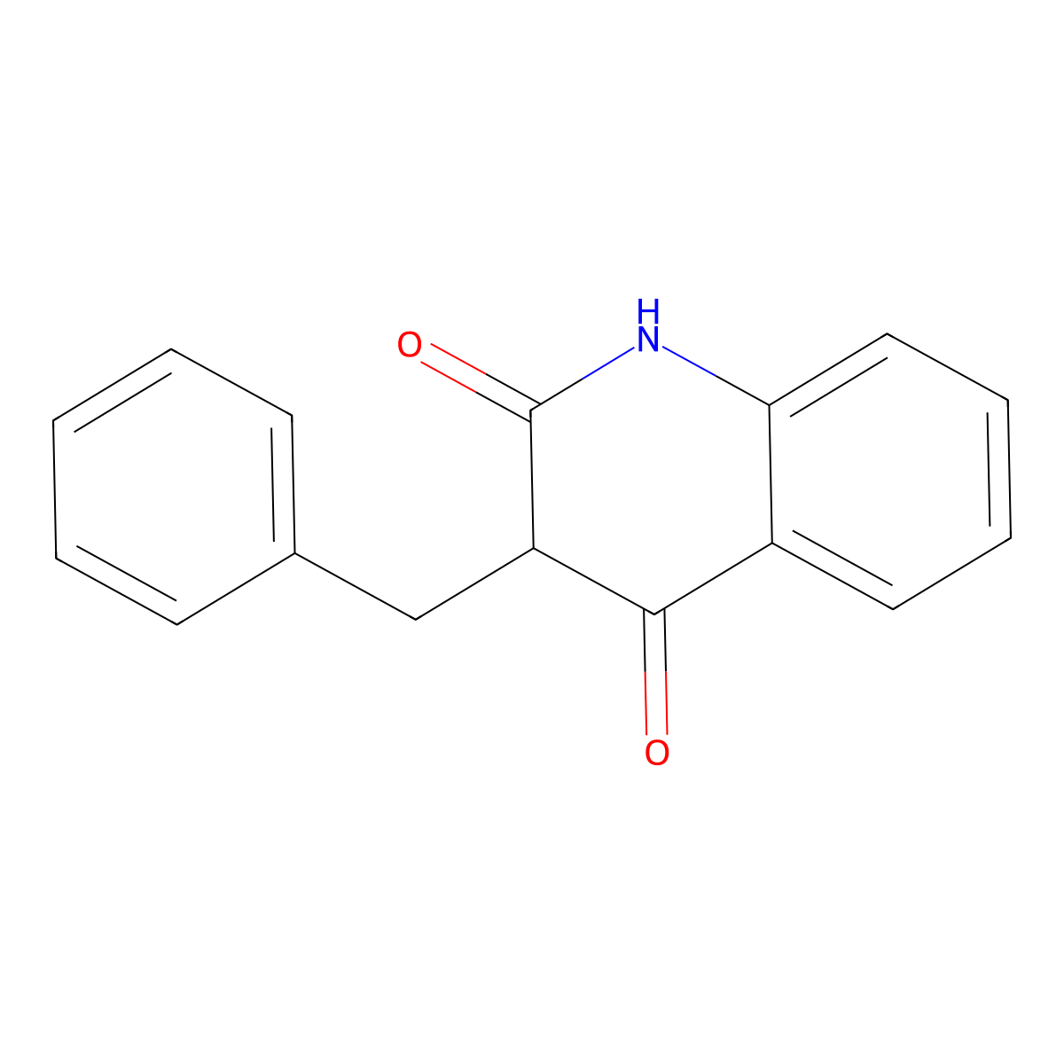 3-Benzylquinoline-2,4(1H,3H)-dione molecular structure, CAS 146764-88-7