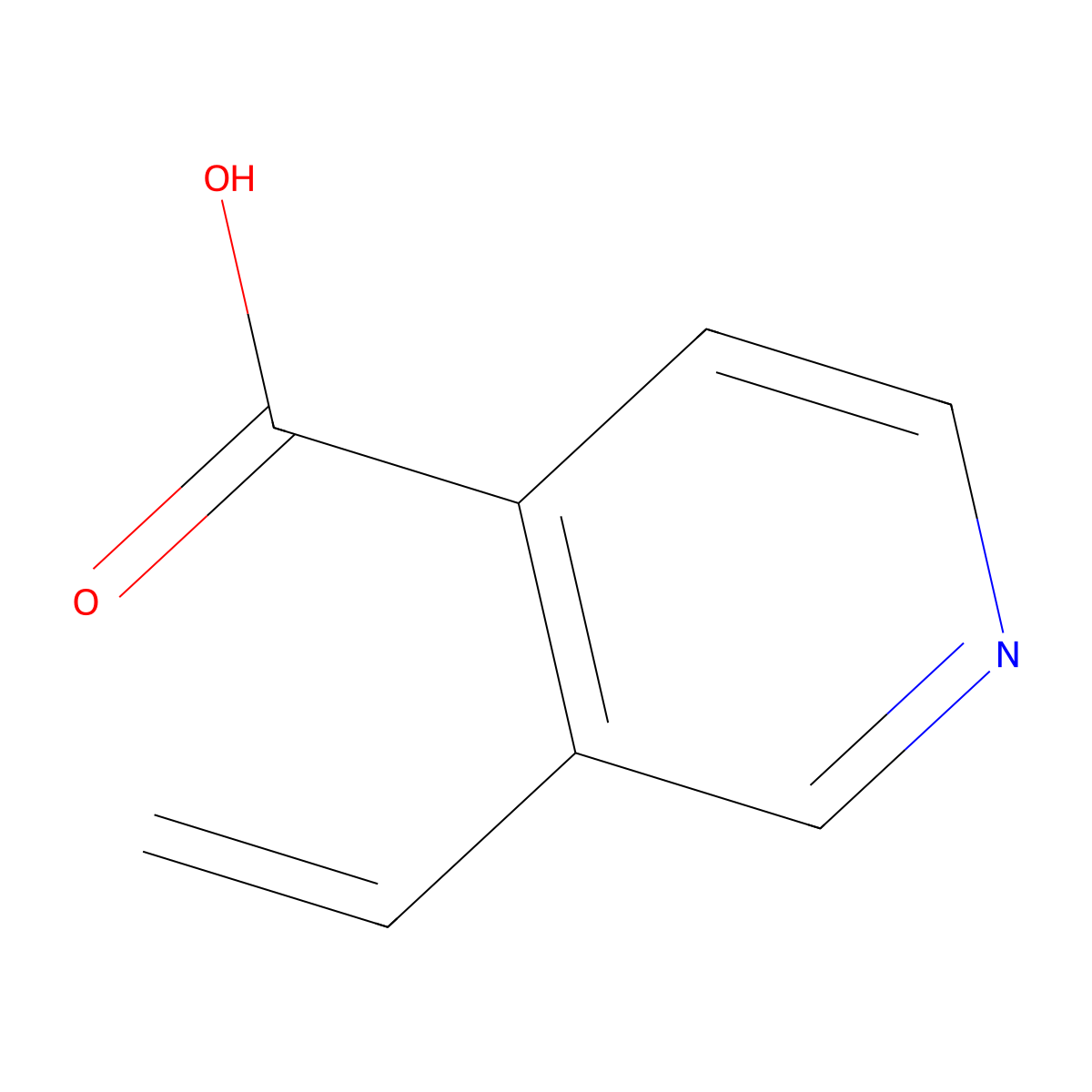 3-Vinylisonicotinic acid molecular structure, CAS 1467773-44-9