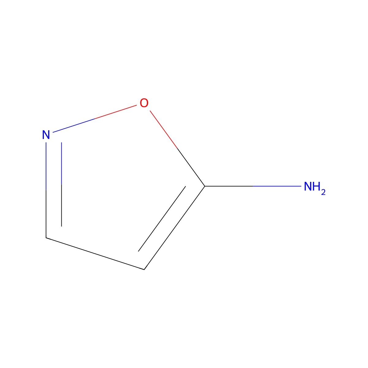 5-Aminoisoxazole molecular structure, CAS 14678-05-8
